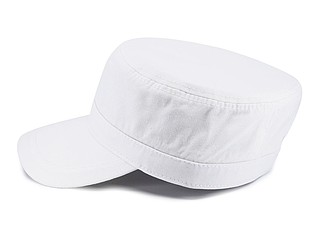 LAWRENCE military style cap, white