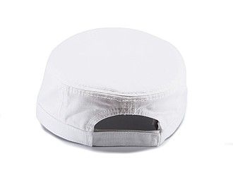 LAWRENCE military style cap, white