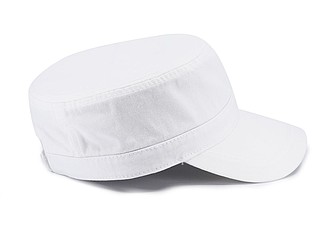 LAWRENCE military style cap, white