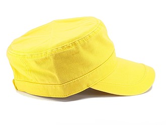 LAWRENCE military style cap, yellow