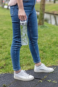 Leakproof tritan bottle, white