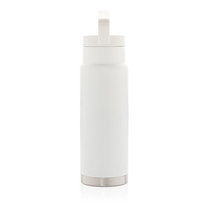 Leakproof vacuum on-the-go bottle with handle