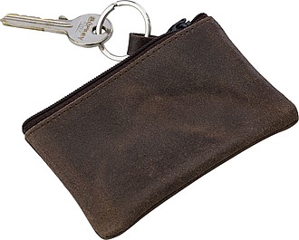 Leather key wallet Phillipa