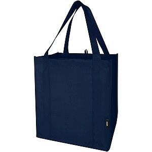 Liberty GRS recycled non-woven bottom board tote bag 29L, navy