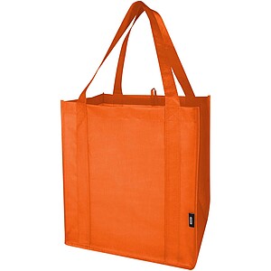 Liberty GRS recycled non-woven bottom board tote bag 29L, orange