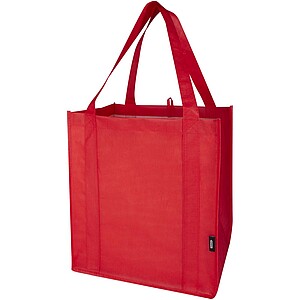 Liberty GRS recycled non-woven bottom board tote bag 29L, red