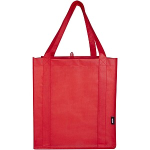 Liberty GRS recycled non-woven bottom board tote bag 29L, red