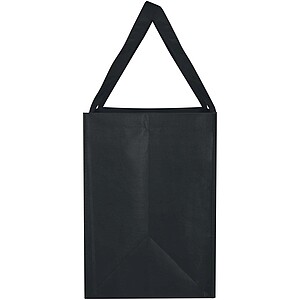 Liberty GRS recycled non-woven bottom board tote bag 29L, solid black