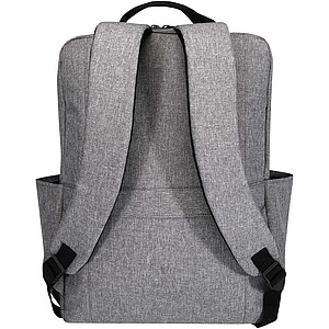Libra 15” GRS recycled laptop backpack 15L, heather grey