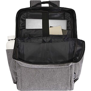 Libra 15” GRS recycled laptop backpack 15L, heather grey