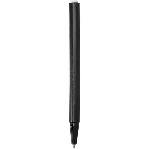 Lig Mini recycled outdoor soft cover notebook and ballpoint pen set (black ink), black