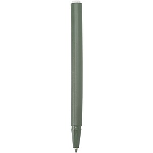 Lig Mini recycled outdoor soft cover notebook and ballpoint pen set (black ink), heather green