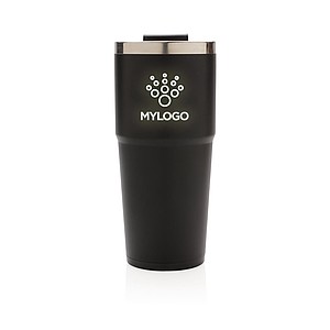 Light up logo tumbler, black