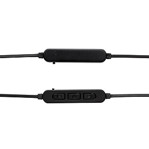 Light up logo wireless earbuds, black