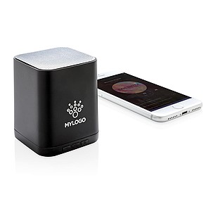 Light up logo wireless speaker, black