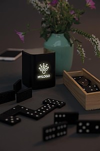 Light up logo wireless speaker, black