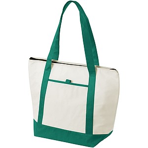 Lighthouse cooler tote, green