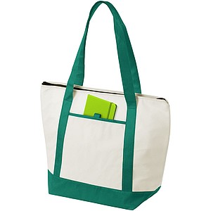 Lighthouse cooler tote, green