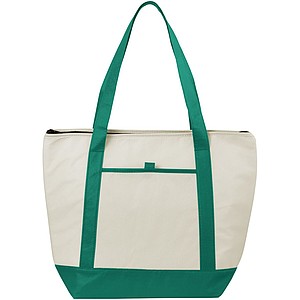 Lighthouse cooler tote, green