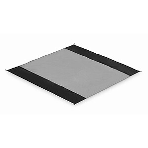 Lightweight large beach mat, black