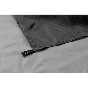 Lightweight large beach mat, black