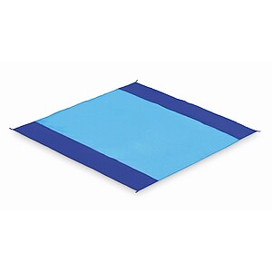 Lightweight large beach mat, turquoise