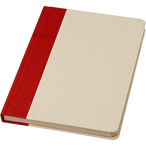 Liliana A5 sugar cane paper hard cover notebook, brick