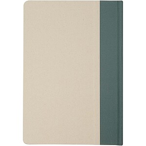 Liliana A5 sugar cane paper hard cover notebook, heather green