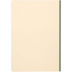 Liliana A5 sugarcane and RPET soft cover notebook, heather green