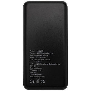 Loop 20.000 mAh recycled plastic power bank