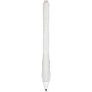 Lorena RABS ballpoint pen (blue ink), transparent white