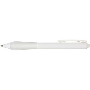 Lorena RABS ballpoint pen (blue ink), transparent white