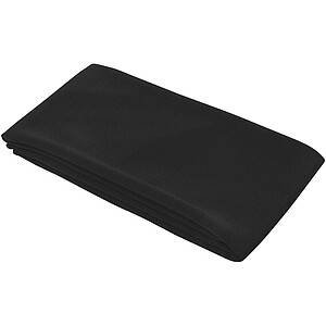 Lucas RPET sport towel 30x80 cm, solid black