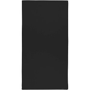 Lucas RPET sport towel 50x100 cm, solid black