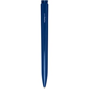 Lucia recycled plastic ballpoint pen, blue
