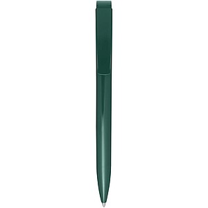 Lucia recycled plastic ballpoint pen, forest green