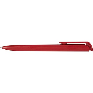 Lucia recycled plastic ballpoint pen, red