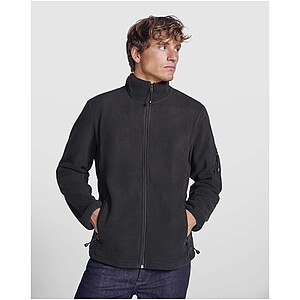 Luciane mens full zip fleece jacket, black