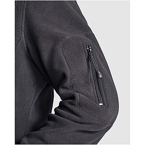 Luciane mens full zip fleece jacket, black