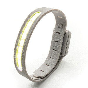 Lumi Sprint RCS rplastic LED re-chargeable running light, grey