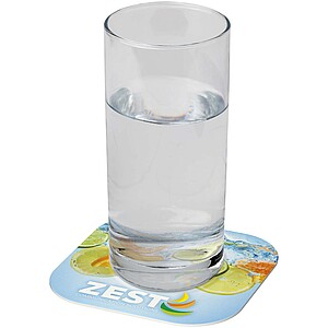 Lumin square coaster, white