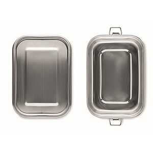 Lunch box 750mL, matt silver