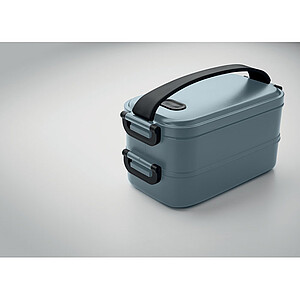 Lunch box in PP, petrol
