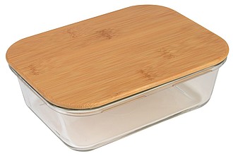Lunch box ROSILI, with bamboo lid: capacity approx. 1.060 ml