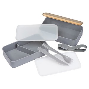 Lunchbox with two compartments
