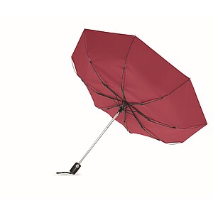 Luxe 21inch windproof umbrella, burgundy