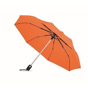 Luxe 21inch windproof umbrella, orange