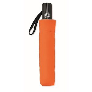 Luxe 21inch windproof umbrella, orange