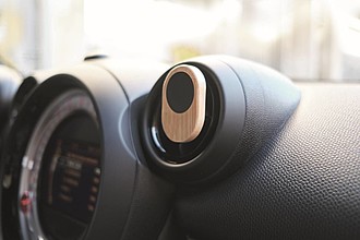 Magnetic air vent phone holder