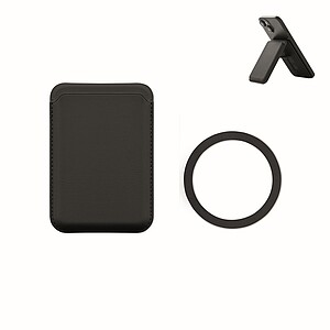Magnetic credit card holder, black